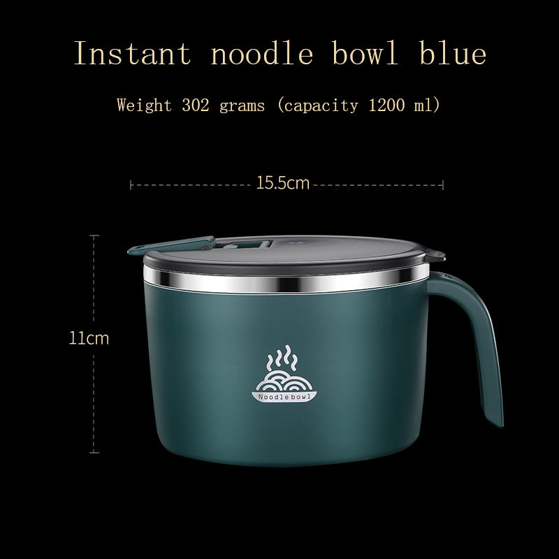Lunch Box Stainless Steel Instant Noodle Bowl