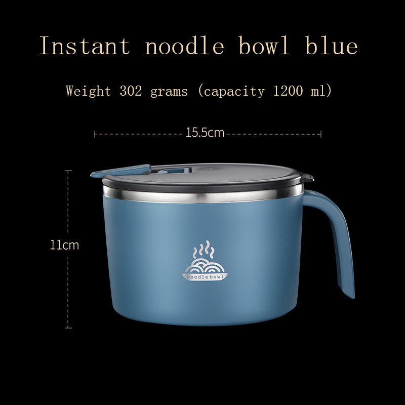 Lunch Box Stainless Steel Instant Noodle Bowl