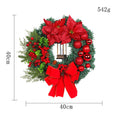 Christmas Light Wreath Door And Window Decoration Vine Ring